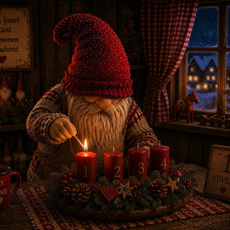 Nissebrev för adventsmys